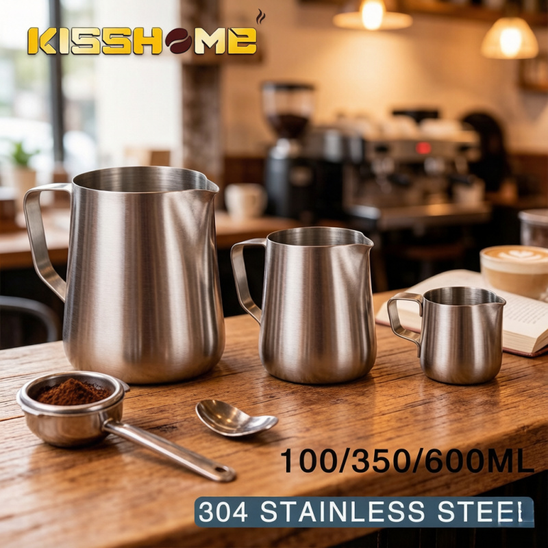 Stainless Steel Coffee Milk Fr - Barista Milk Jug reseña y precio