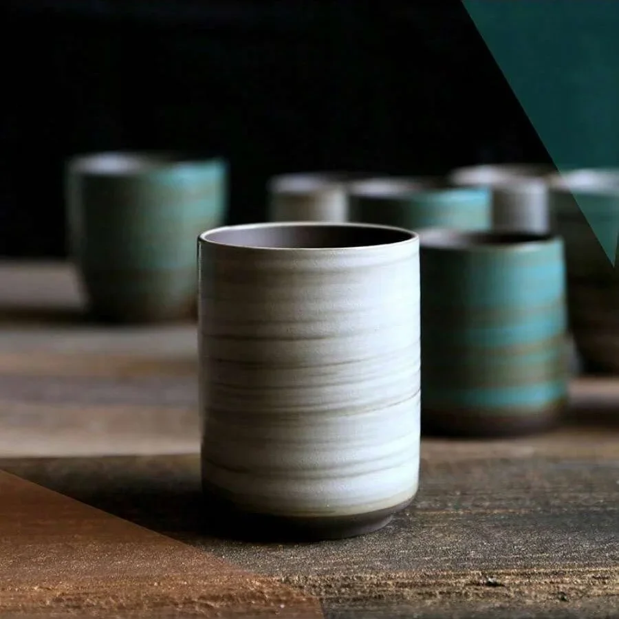 Hand-Painted Crackle Glaze Sto - Coffee Tea Pictures reseña y precio