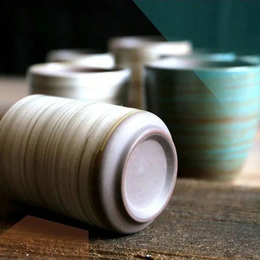 Hand-Painted Crackle Glaze Sto - Coffee Tea Pictures reseña y precio