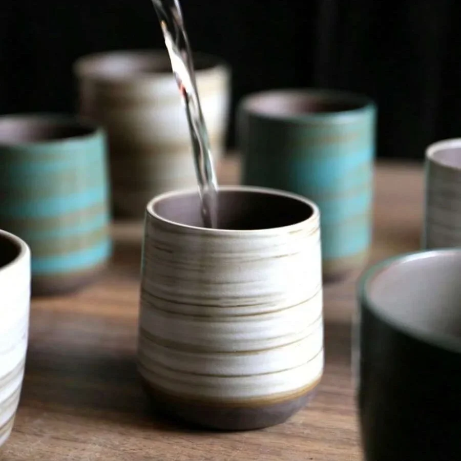 Hand-Painted Crackle Glaze Sto - Coffee Tea Pictures reseña y precio