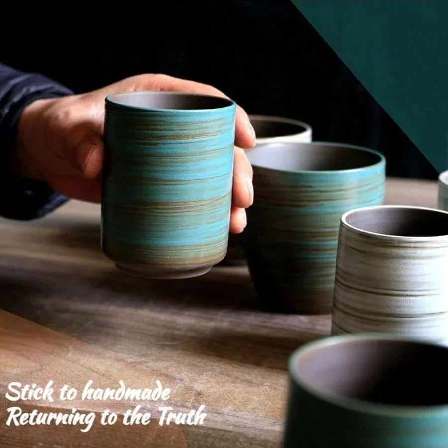 Hand-Painted Crackle Glaze Sto - Coffee Tea Pictures reseña y precio