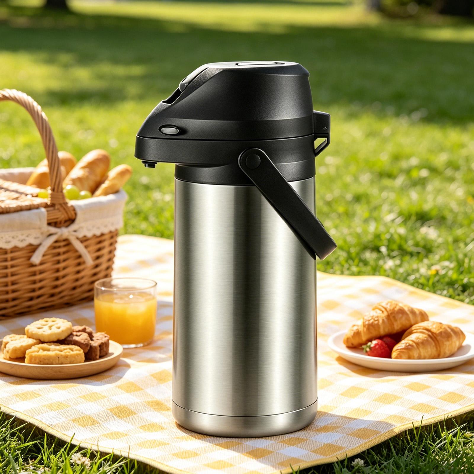 Stainless Steel Airpot Dispens - Coffee Tea Urn reseña y precio