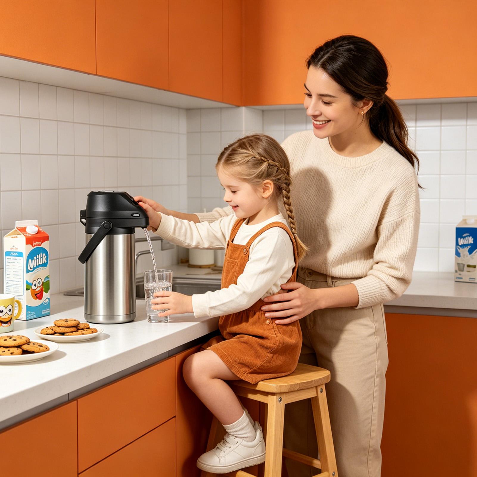 Stainless Steel Airpot Dispens - Coffee Tea Urn reseña y precio