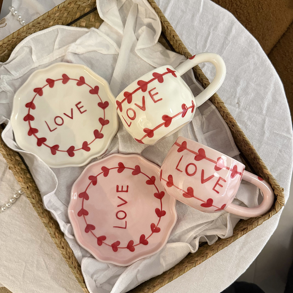 Valentine's Day Love Ceramic C - Coffee Tea Love reseña y precio