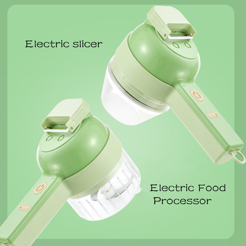 4In1 Electric Vegetable Cutter - Burr Hand Grinder reseña y precio