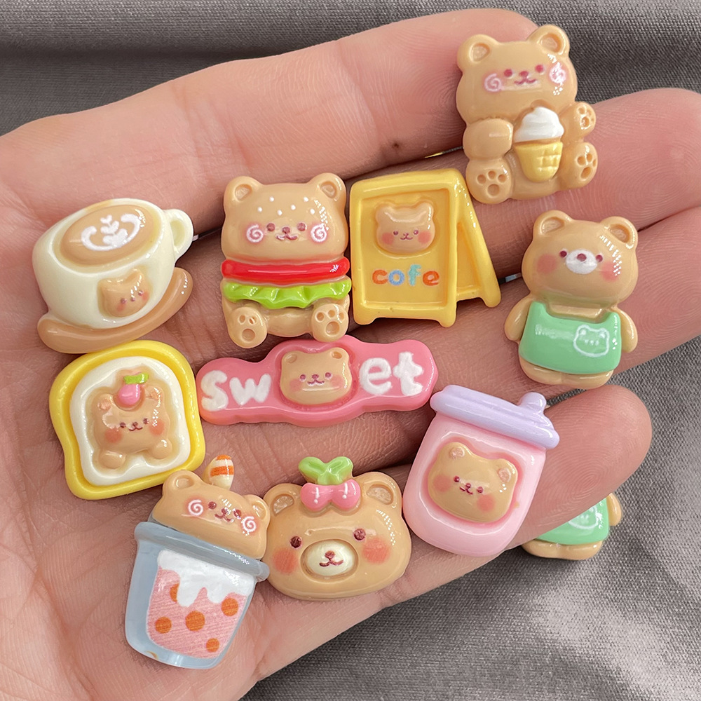 10pcs Kawaii Cartoon Milk Tea  - Coffee Tea Love reseña y precio