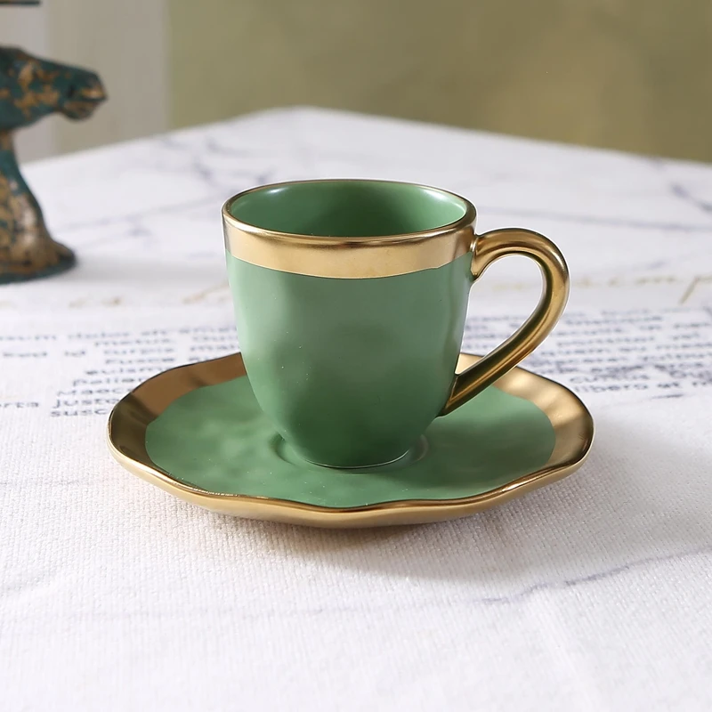 Italian colored glazed ceramic - Tea Coffee Pot Set reseña y precio