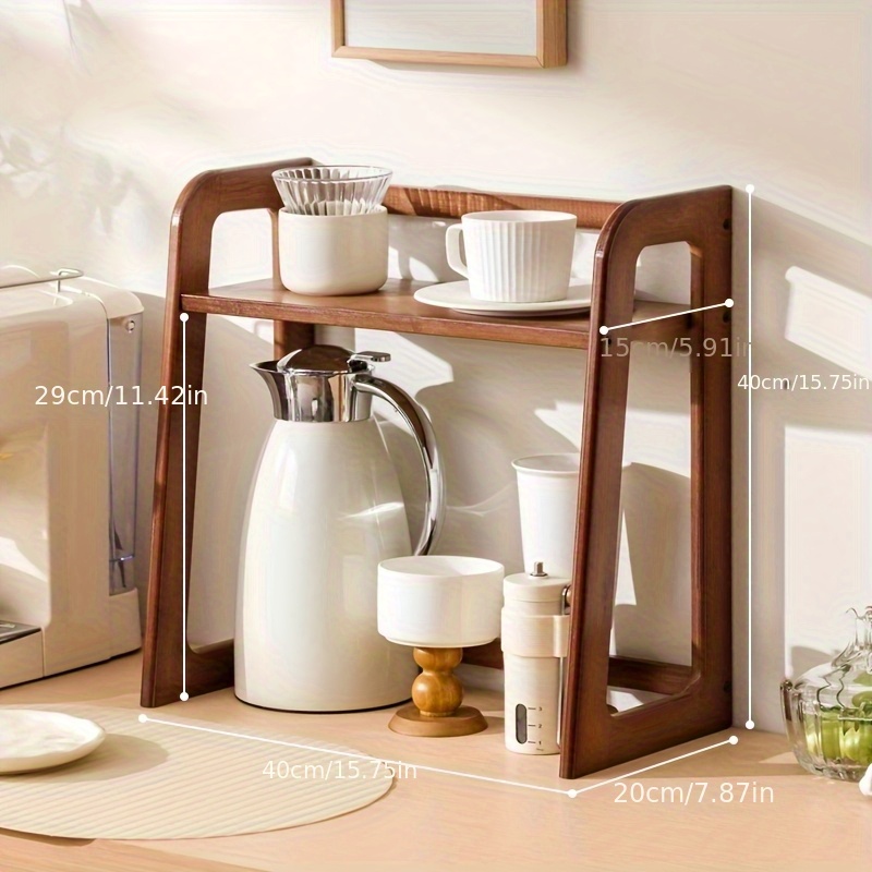 Cup Holder Storage Rack Deskto - Tea Coffee Utensils reseña y precio