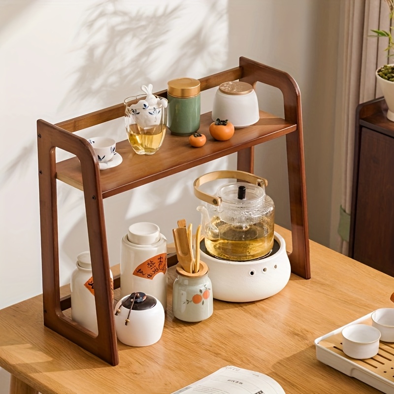 Cup Holder Storage Rack Deskto - Tea Coffee Utensils reseña y precio