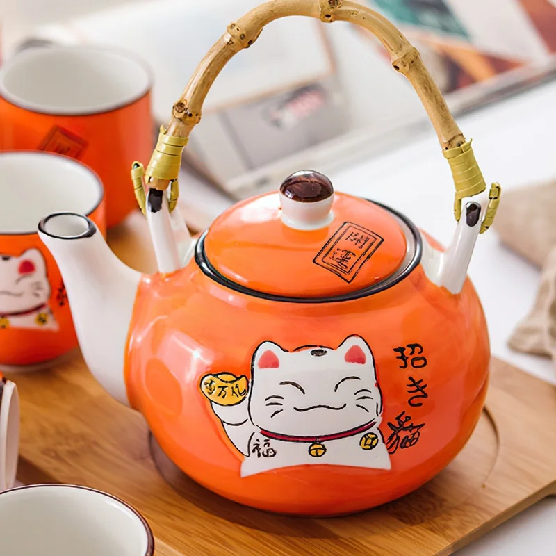 Japan Creative Multicolor Cart - Tea Coffee Pot Set reseña y precio