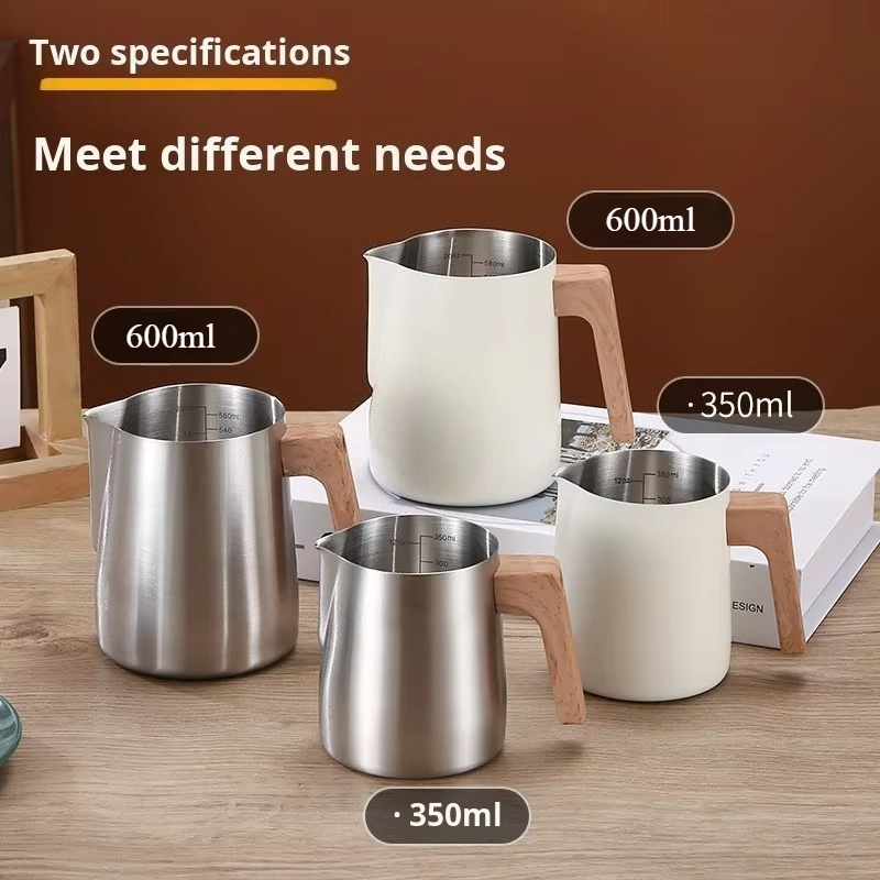 Coffee Milk Frothing Pitcher J - Barista Milk Jug reseña y precio