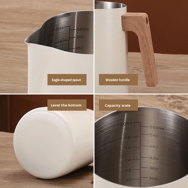 Coffee Milk Frothing Pitcher J - Barista Milk Jug reseña y precio