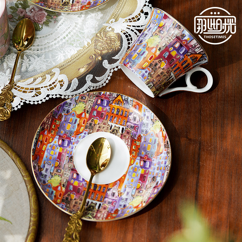 Exquisite high-end English aft - Tea Coffee Pot Set reseña y precio