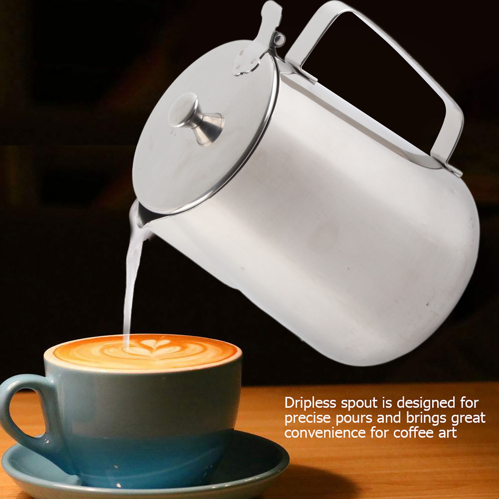 Stainless Steel Mug Stainless  - Barista Milk Jug reseña y precio
