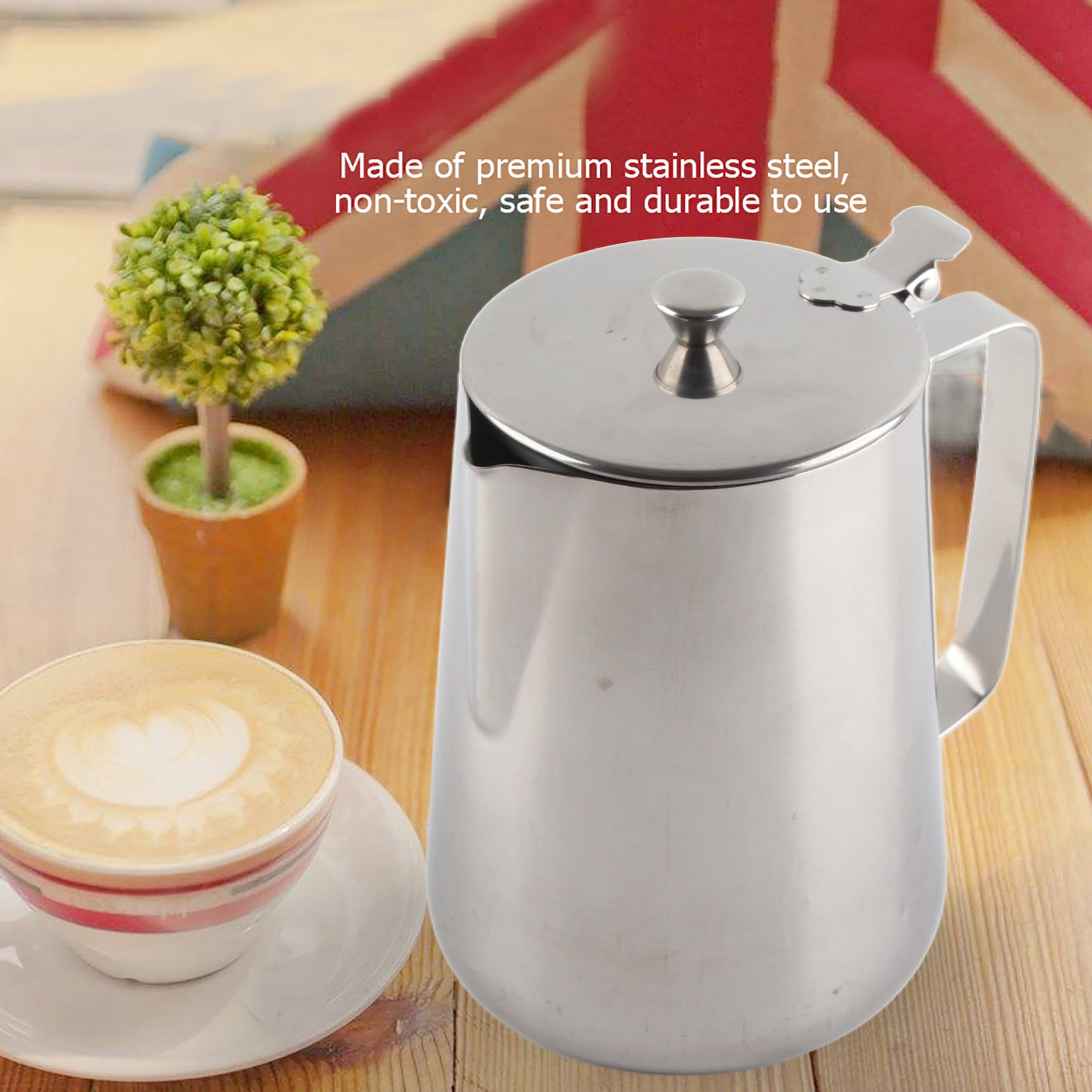Stainless Steel Mug Stainless  - Barista Milk Jug reseña y precio