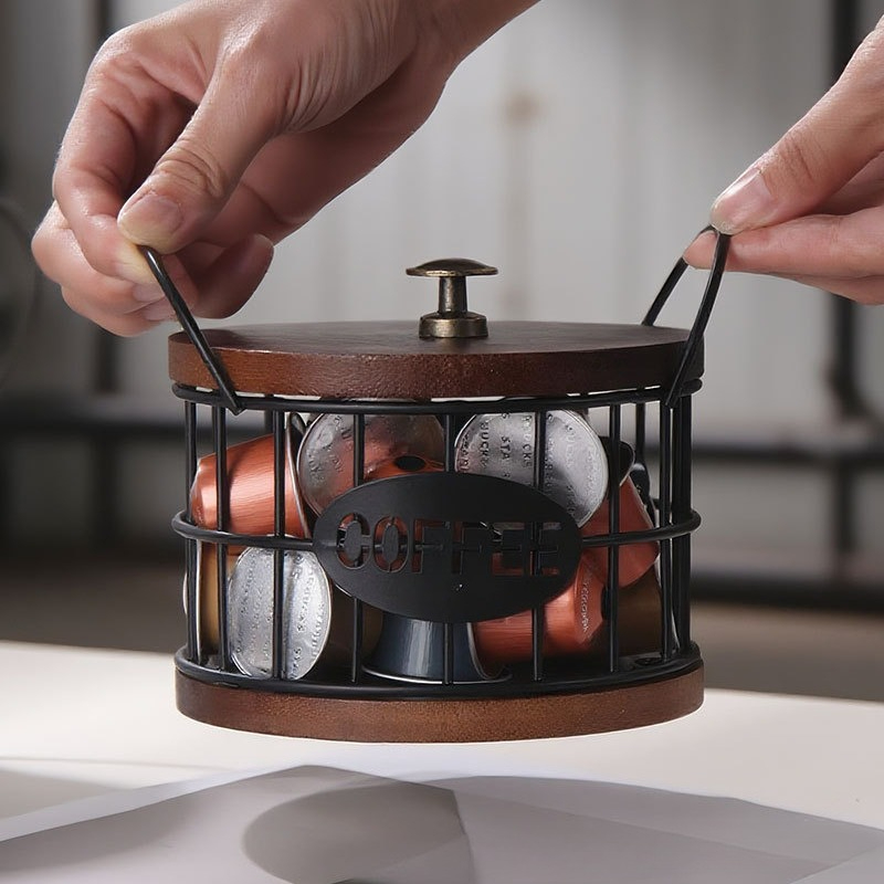 Coffee Storage Basket Coffee C - Coffee Capsule Holder reseña y precio