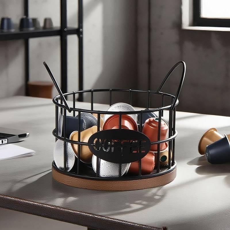 Coffee Storage Basket Coffee C - Coffee Capsule Holder reseña y precio