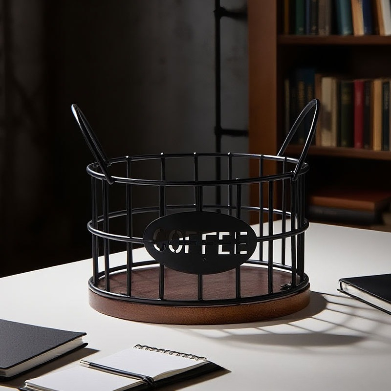 Coffee Storage Basket Coffee C - Coffee Capsule Holder reseña y precio