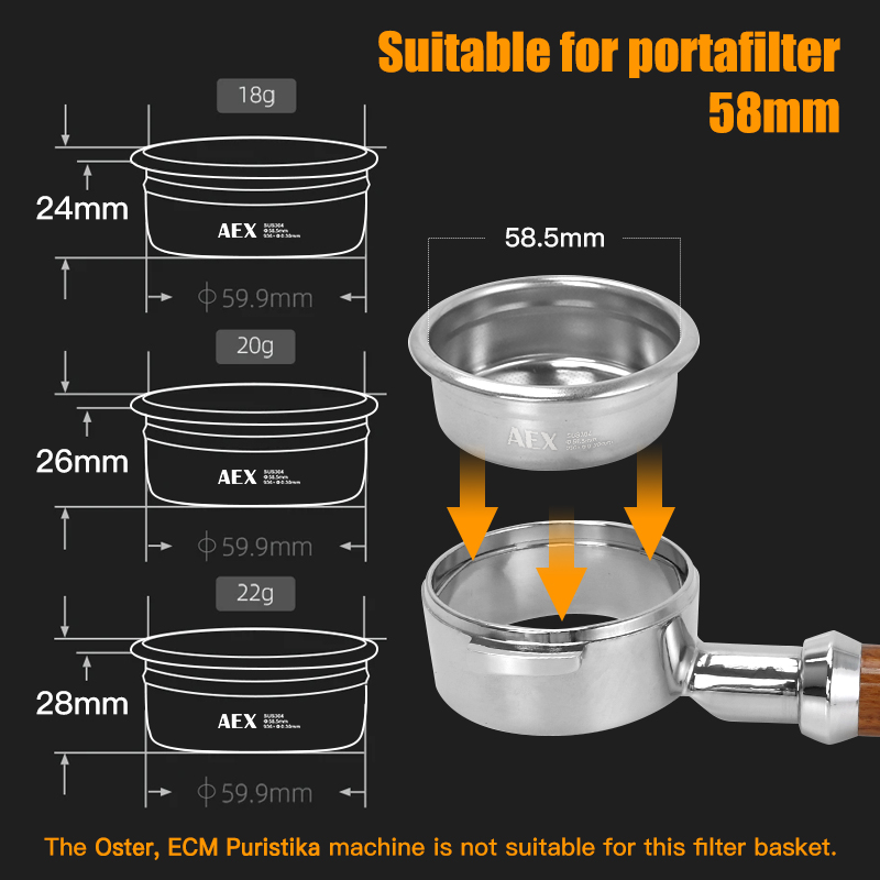 Alikisscafe 58MM Coffee Filter - Coffee And Tea Filter reseña y precio