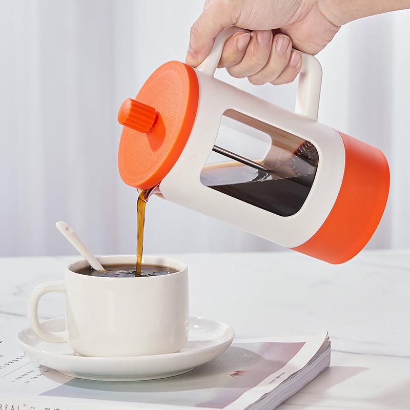High Borosilie Glass French Pr - Coffee And Tea Filter reseña y precio