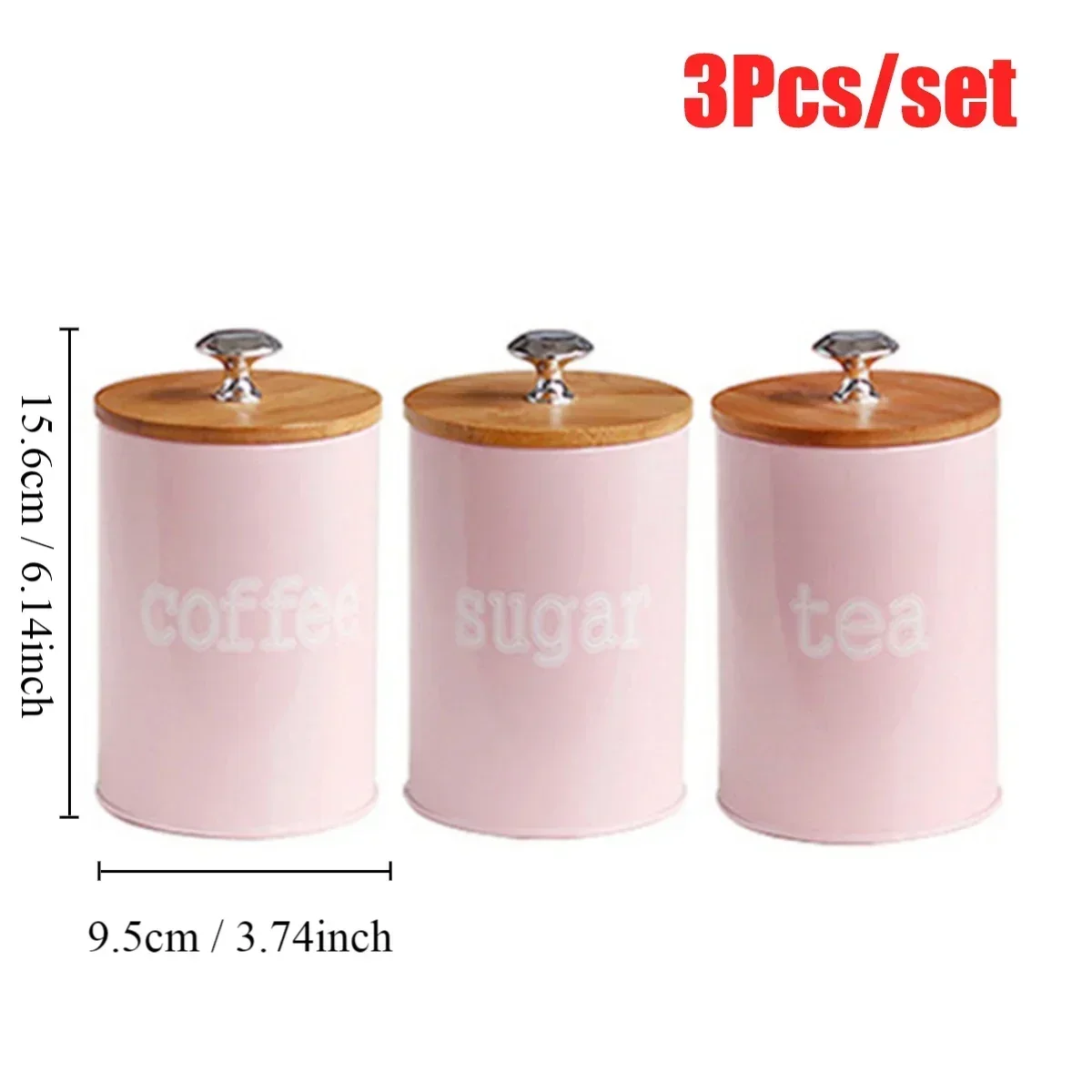 3Pcs/Set Tea Coffee Sugar Stor - Tea Coffee Utensils reseña y precio
