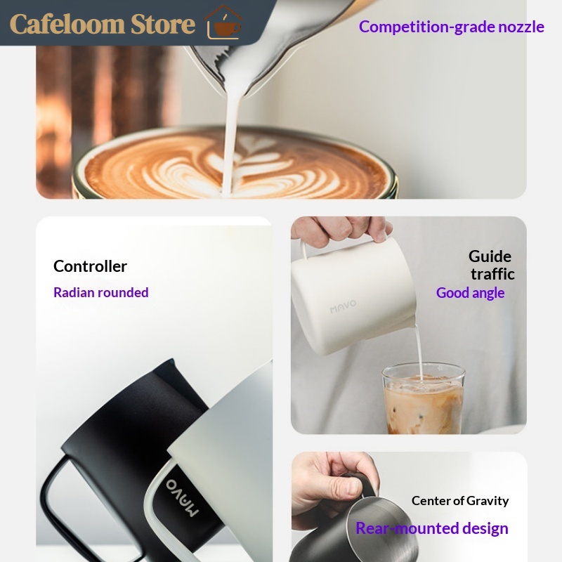 Mavo Professional Coffee Latte - Barista Milk Jug reseña y precio
