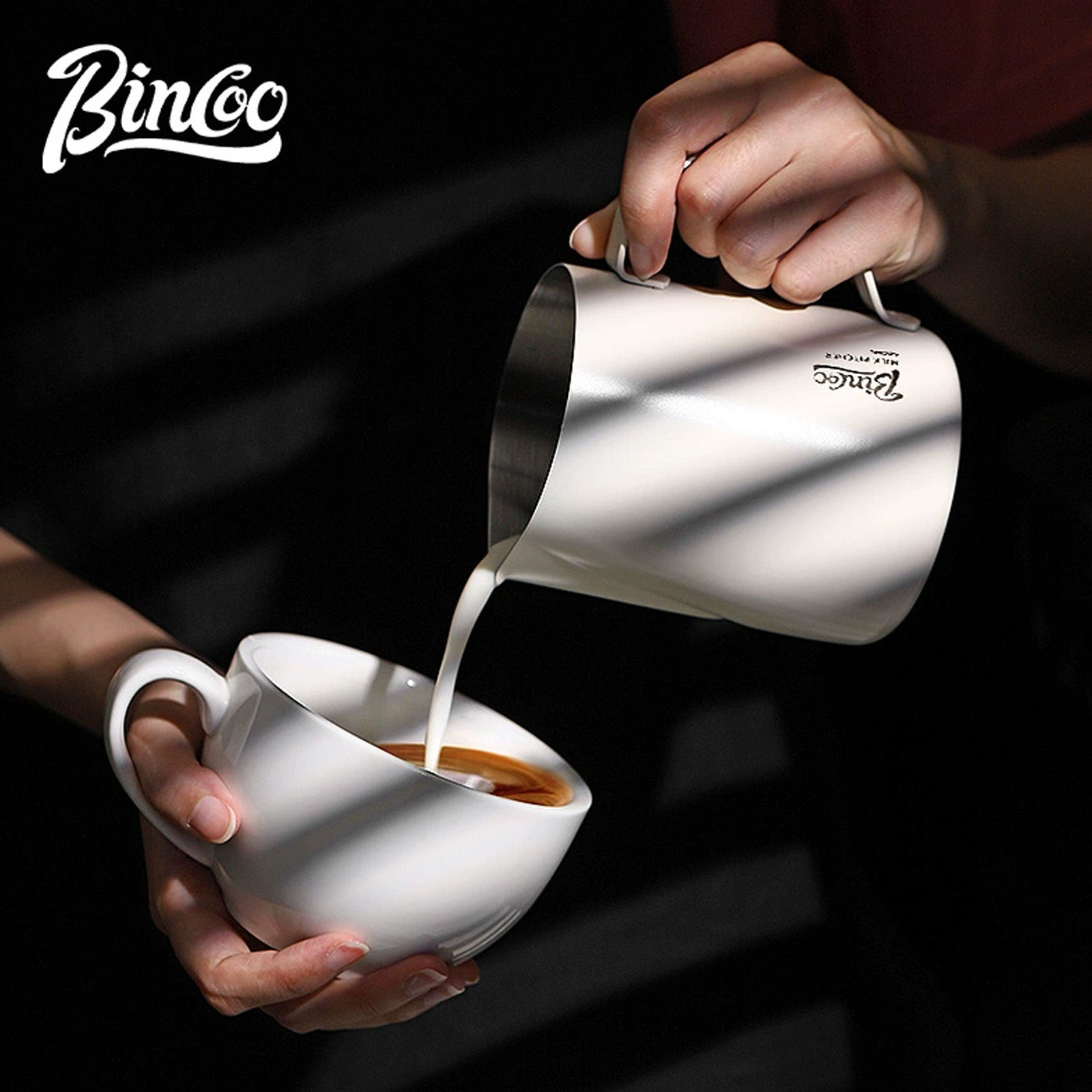 BINCOO 350/600ML Coffee Milk F - Barista Milk Jug reseña y precio