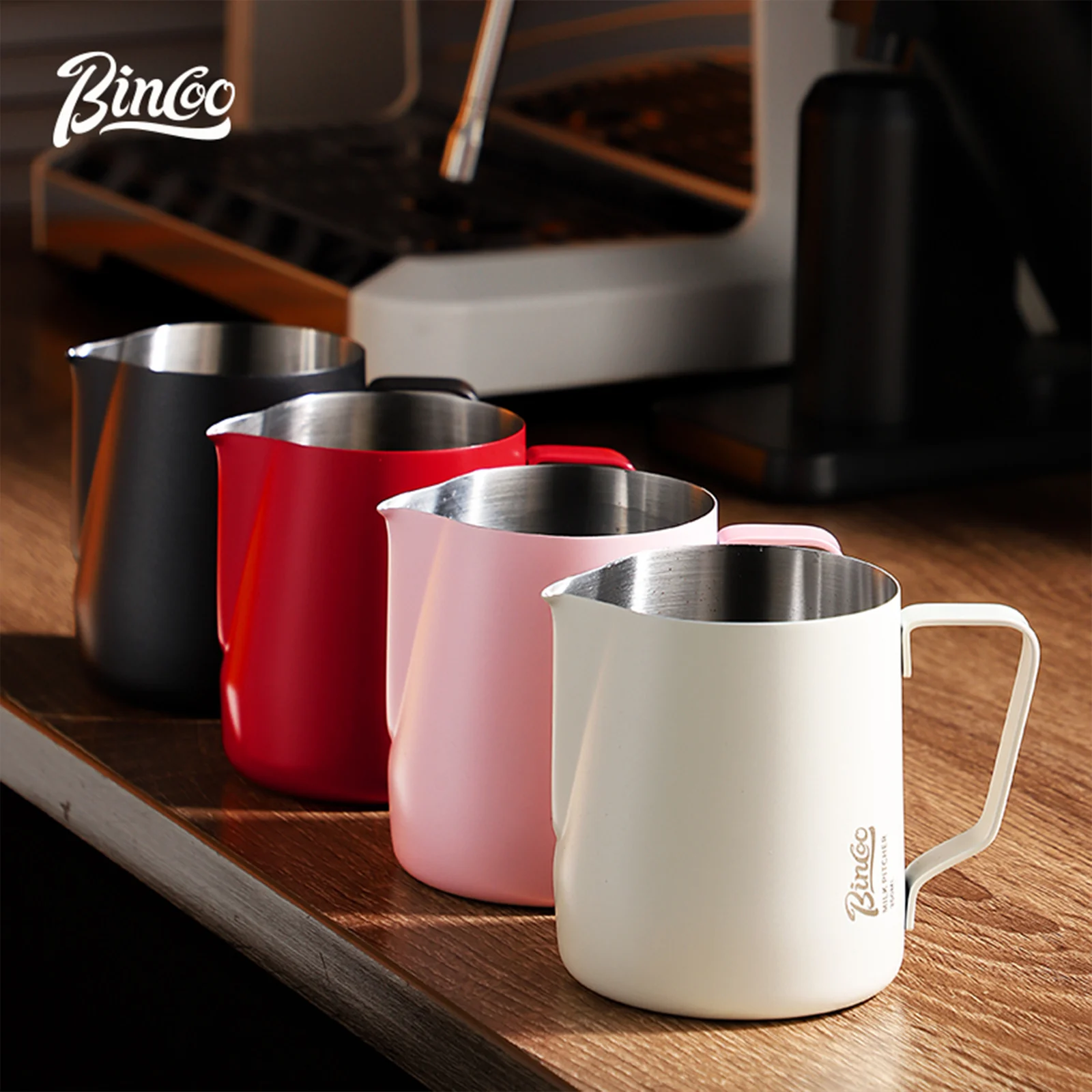 BINCOO 350/600ML Coffee Milk F - Barista Milk Jug reseña y precio